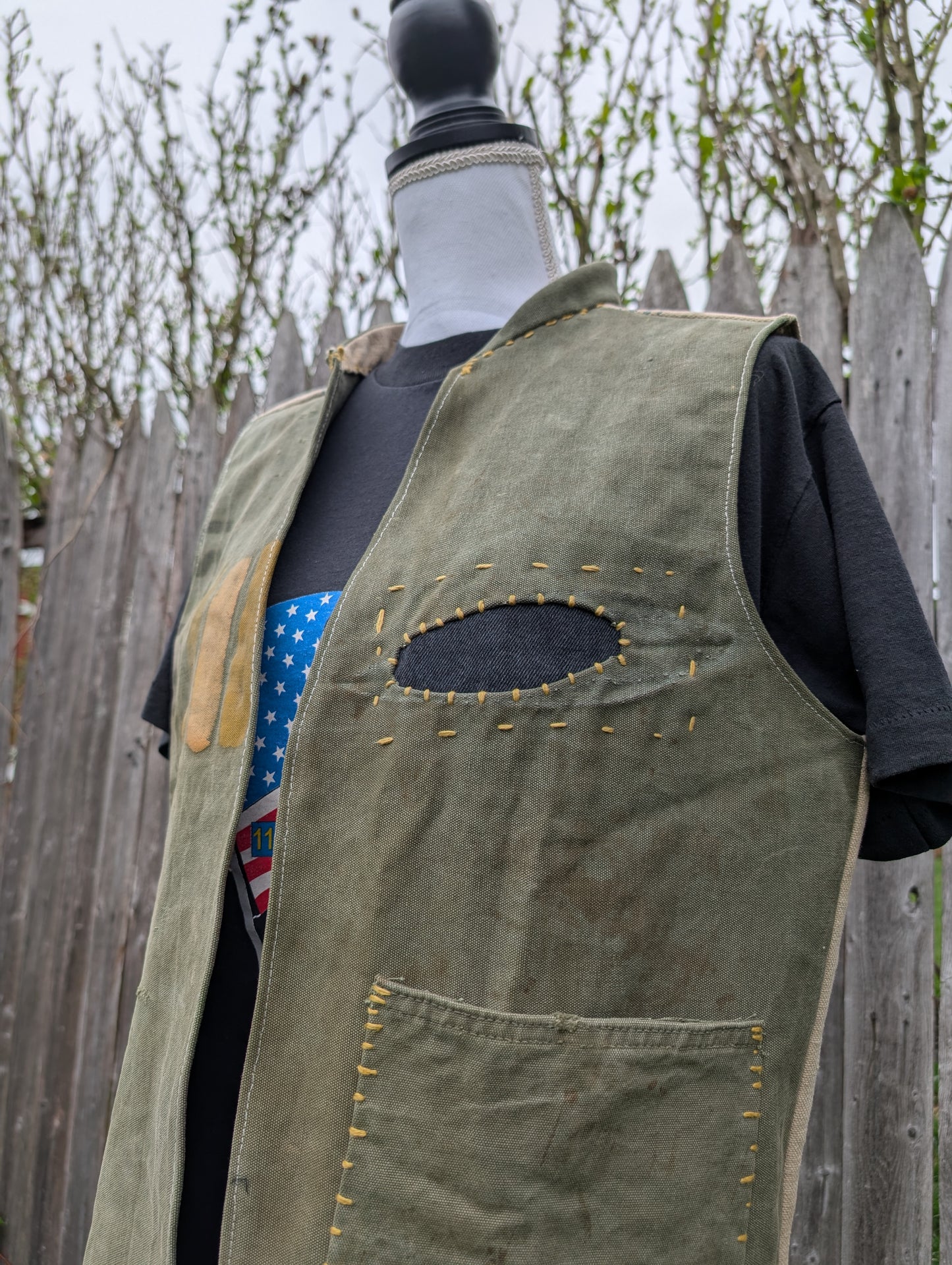 Military / Feed Sack Vest