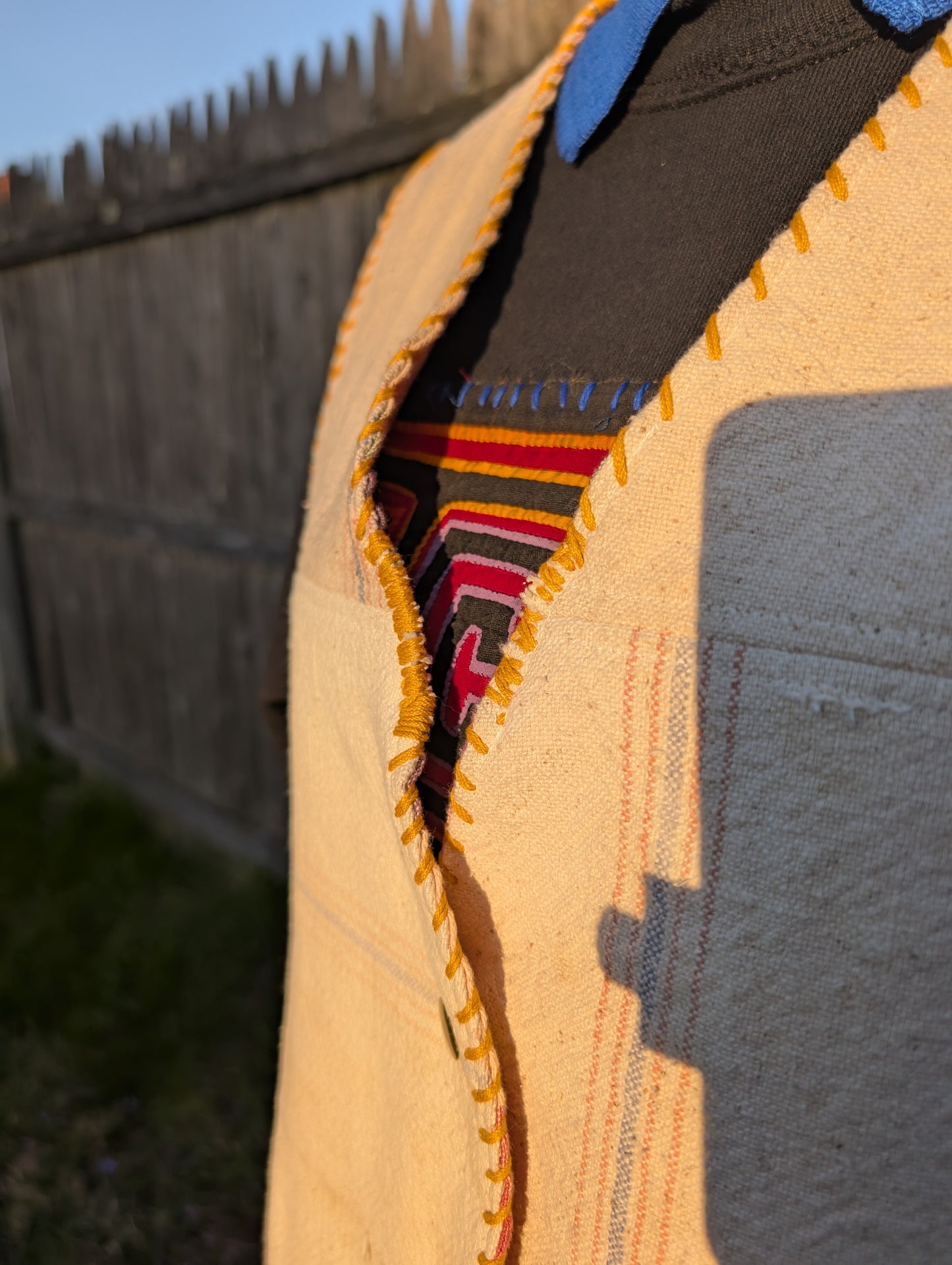 Vintage Feed Sack Vest