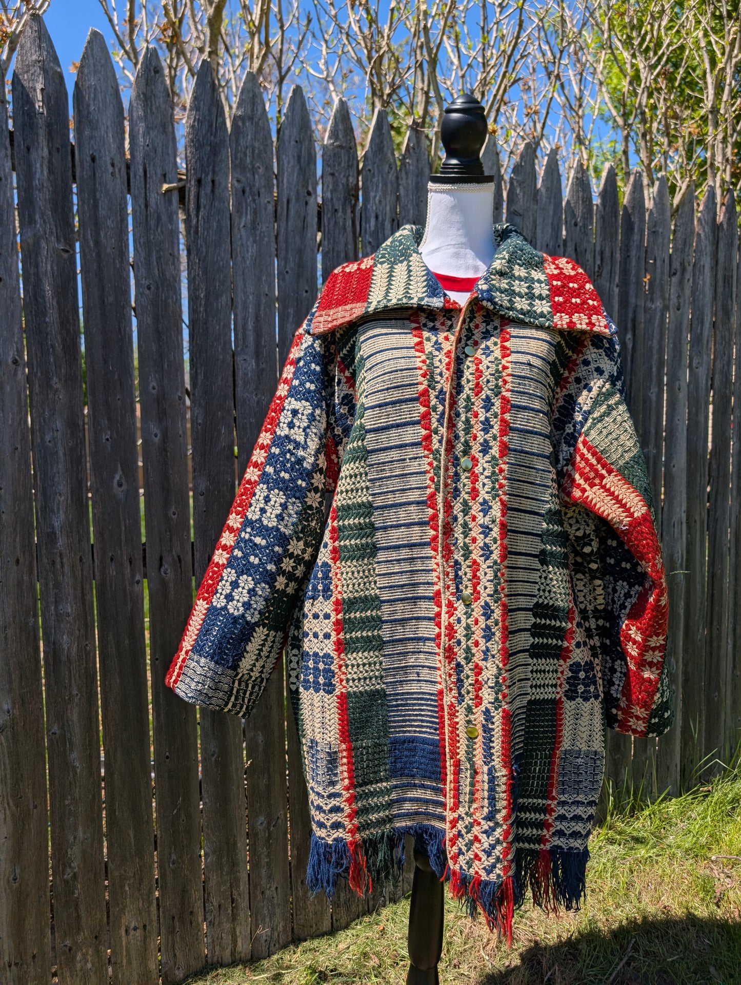 19th Century Coverlet Coat