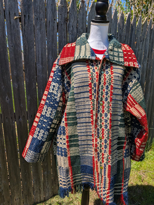 19th Century Coverlet Coat