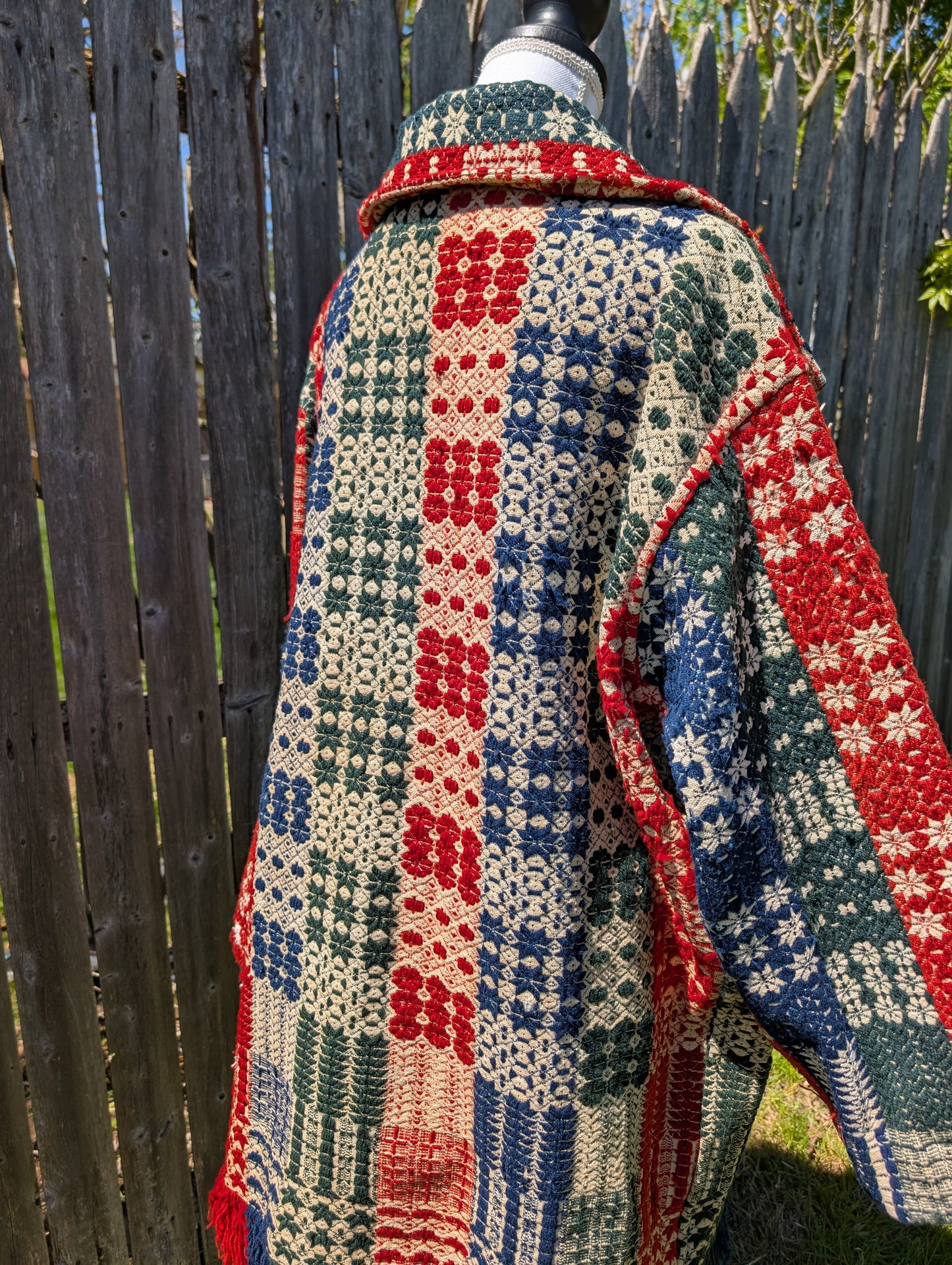 19th Century Coverlet Coat