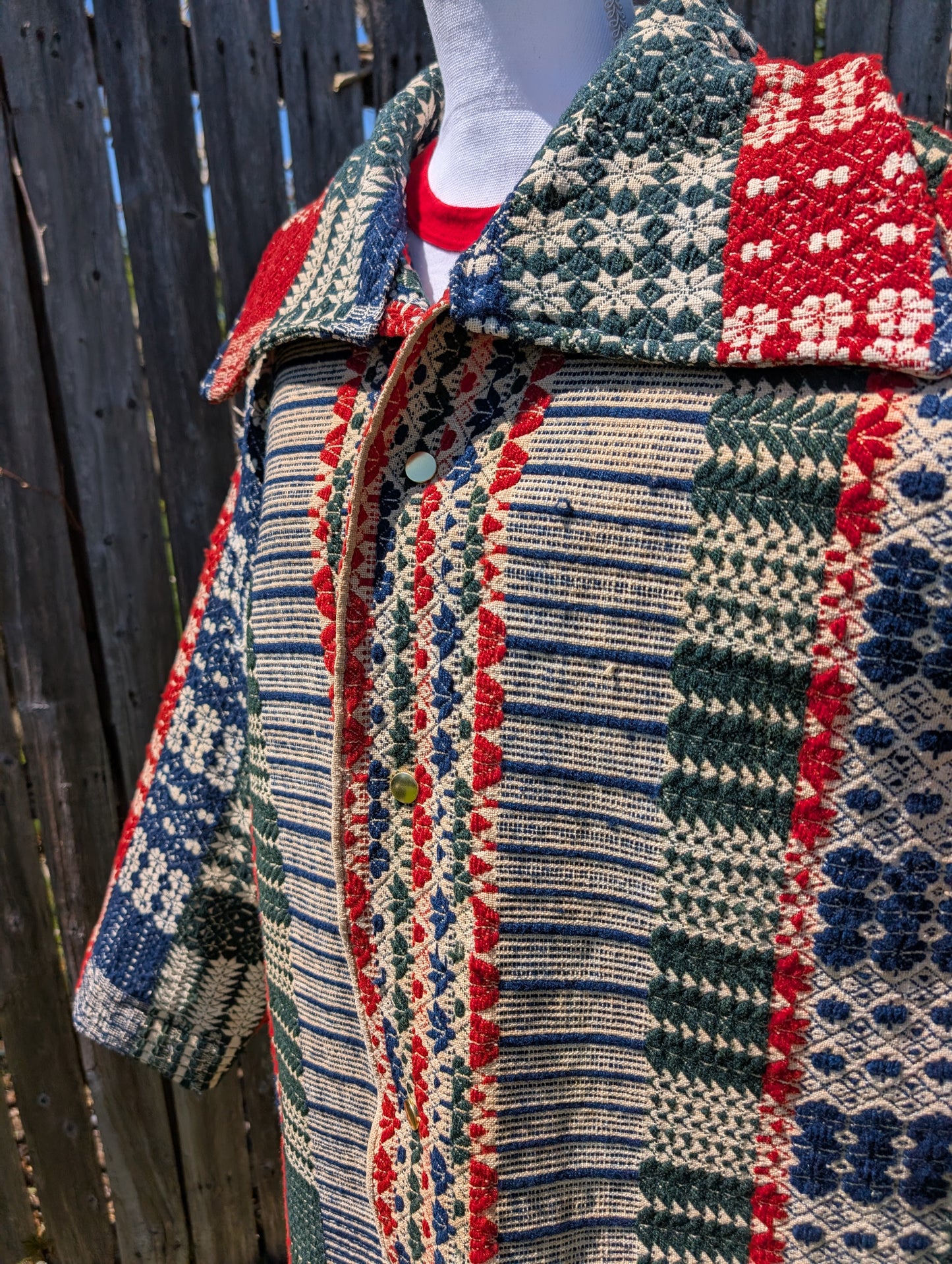 19th Century Coverlet Coat