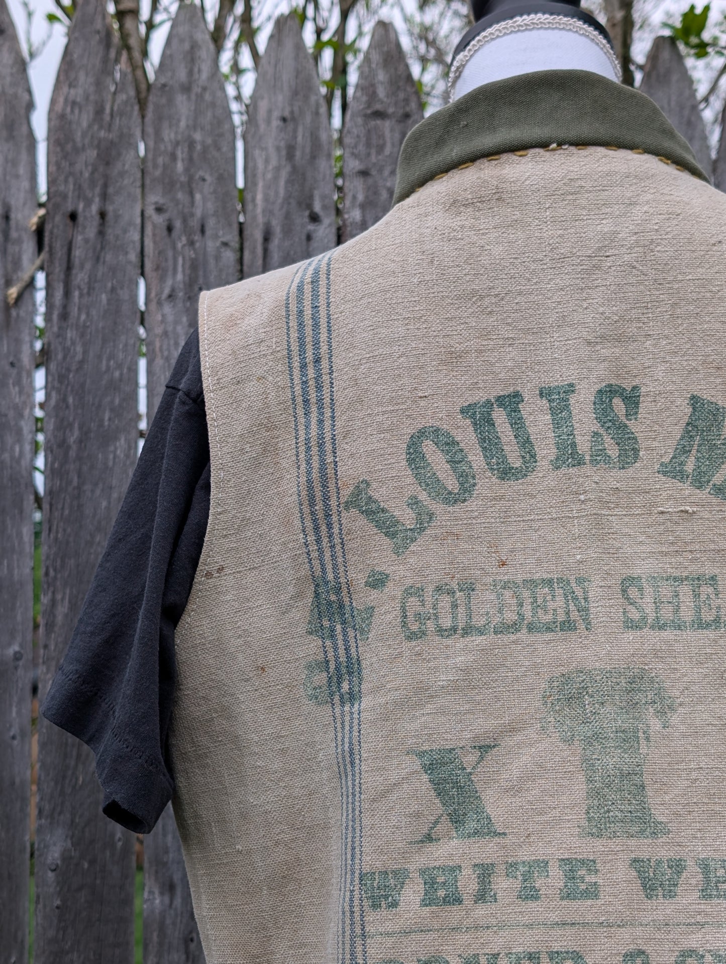 Military / Feed Sack Vest