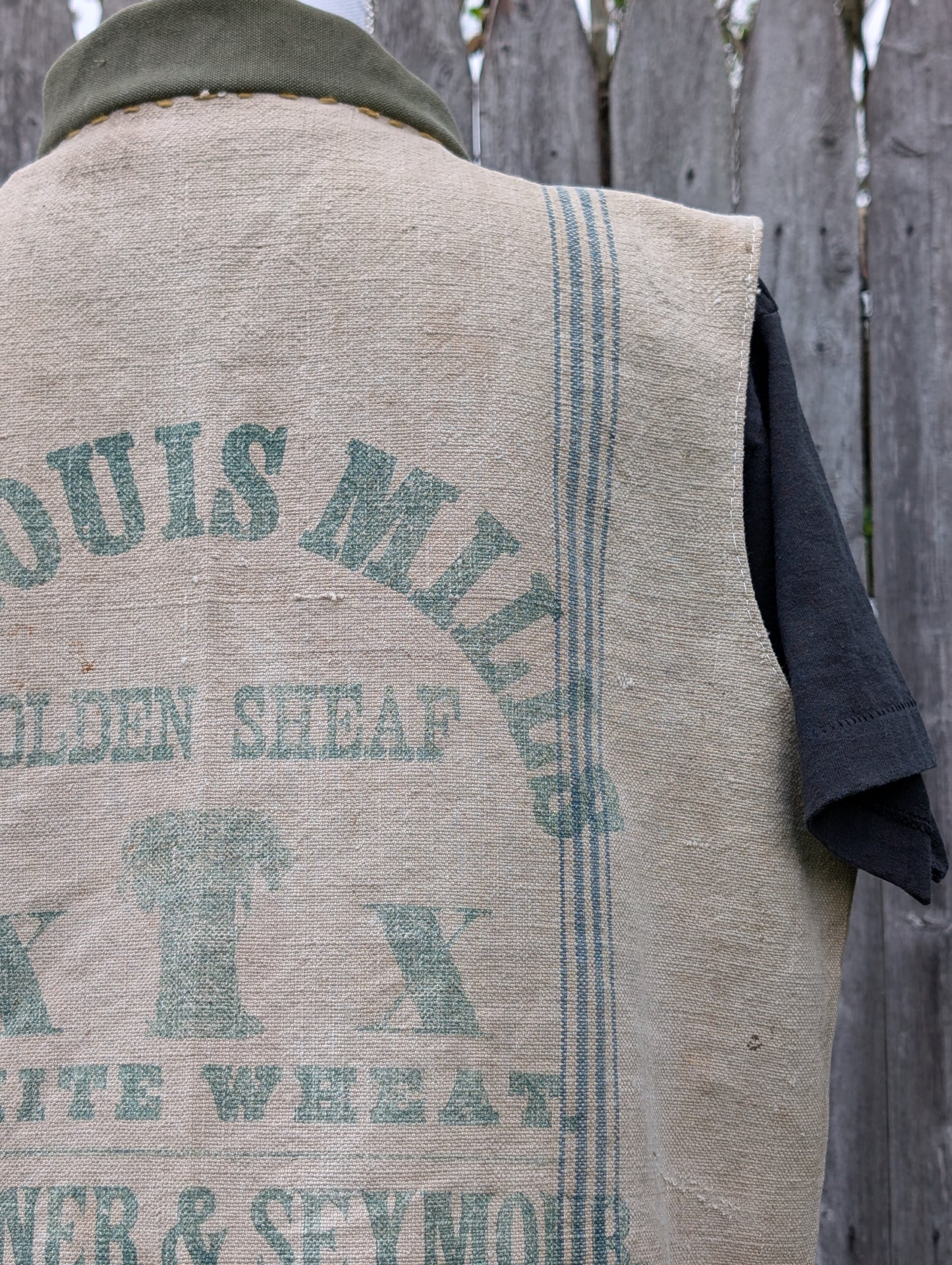 Military / Feed Sack Vest