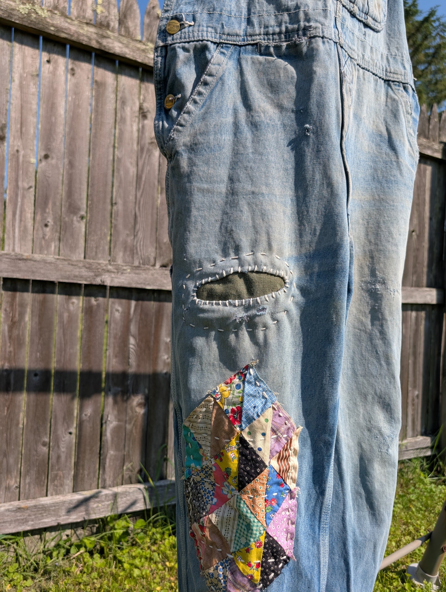 Upcycled Bib Overalls