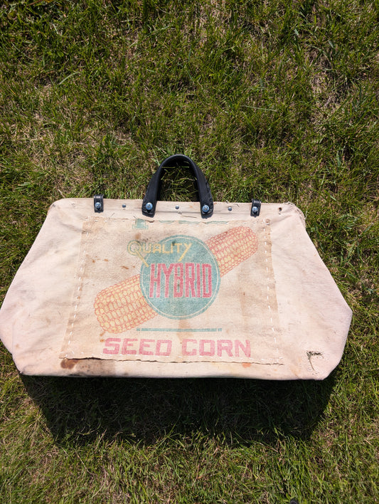 Vintage upcycled tote