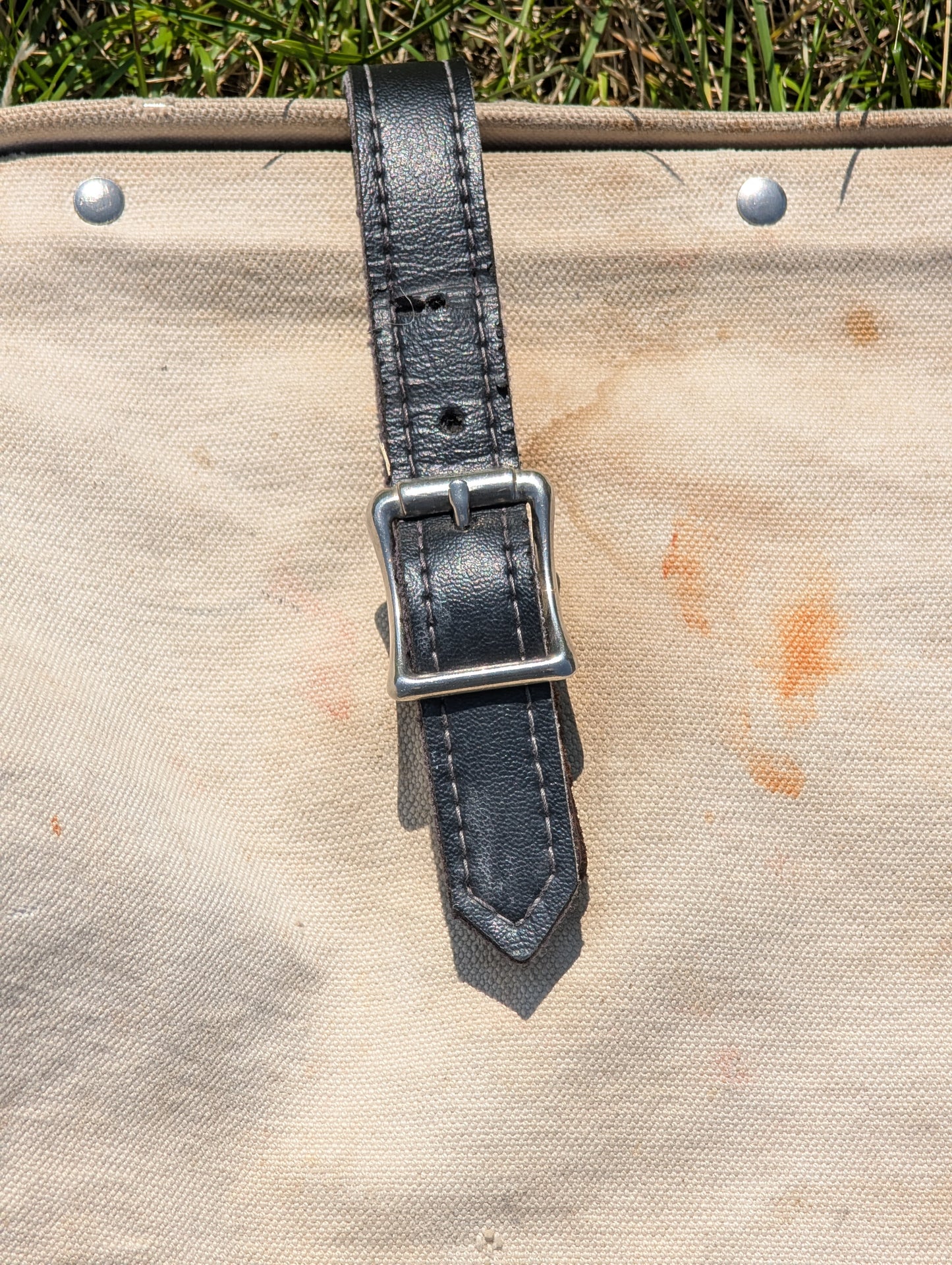 Vintage upcycled tote