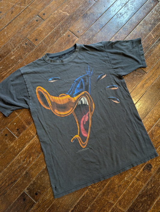 1990s Daffy Duck Thrashed t shirt