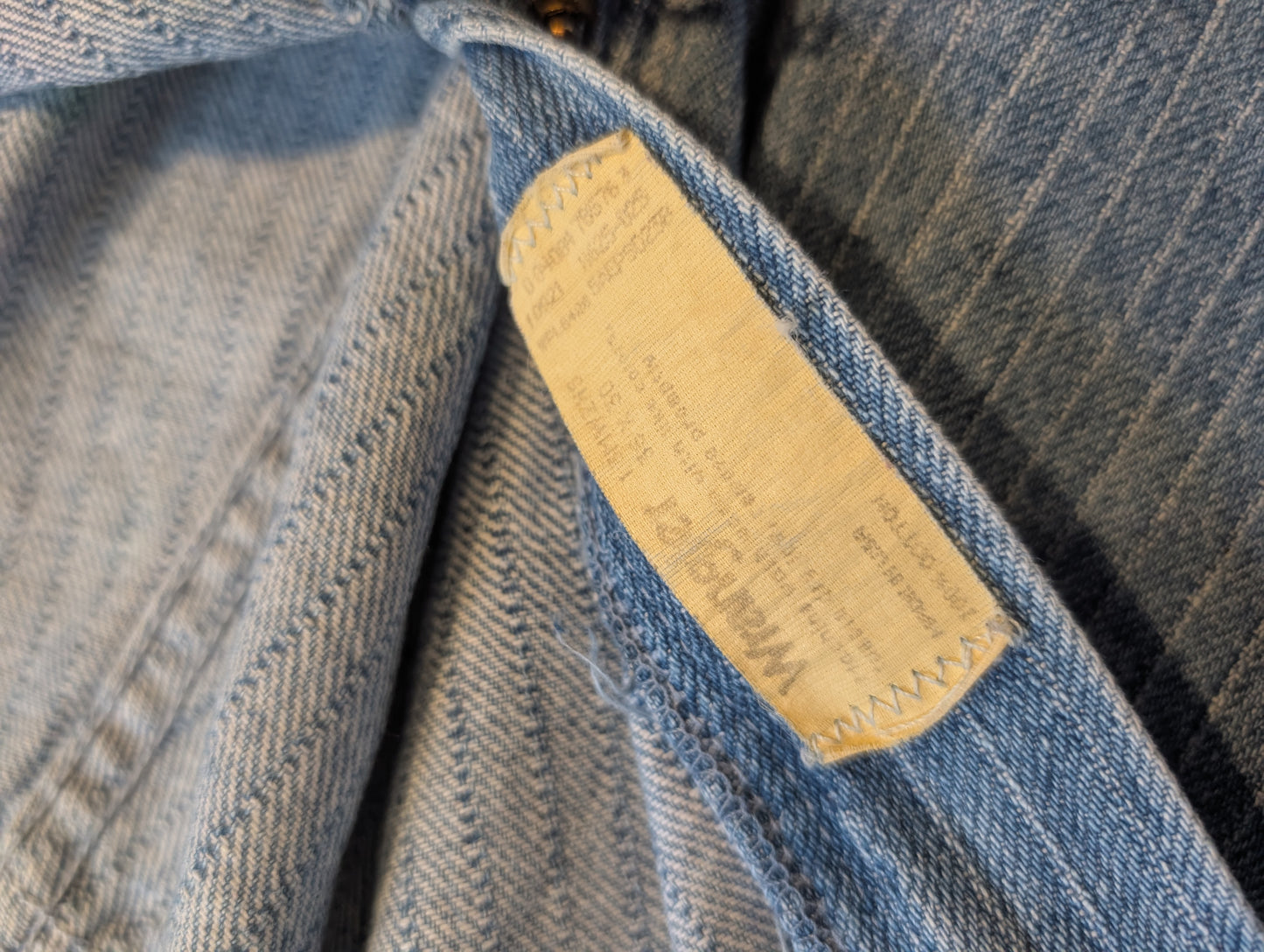 1980s Wrangler pinstripe jeans 36x29"